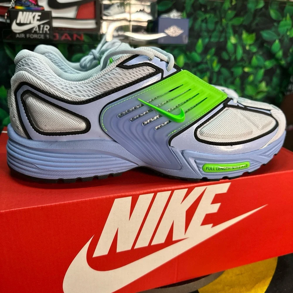 Nike Air Pegasus Wave Football Grey/Green Strike Size 11M/12.5W  NIB - Picture 2 of 6